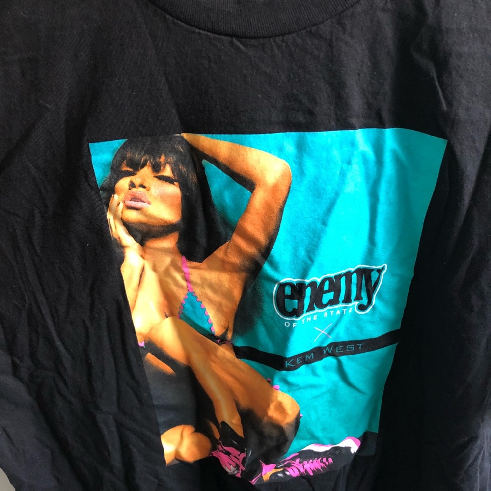 Men’s 2XL Enemy Brand Kem West Black T-shirt.